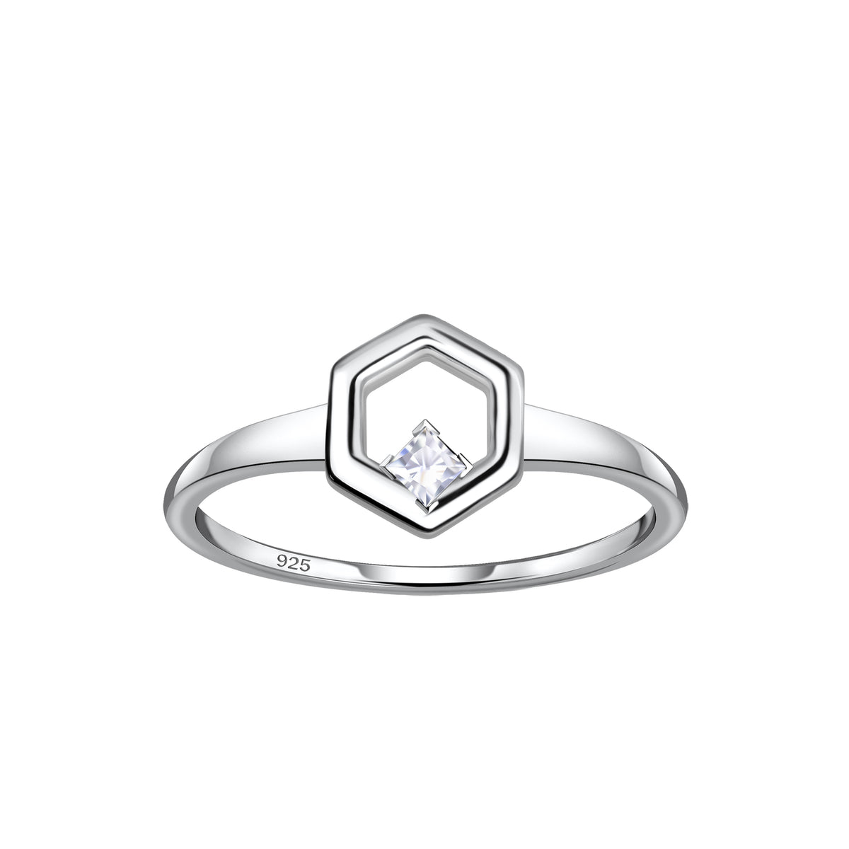 Bague géométrique