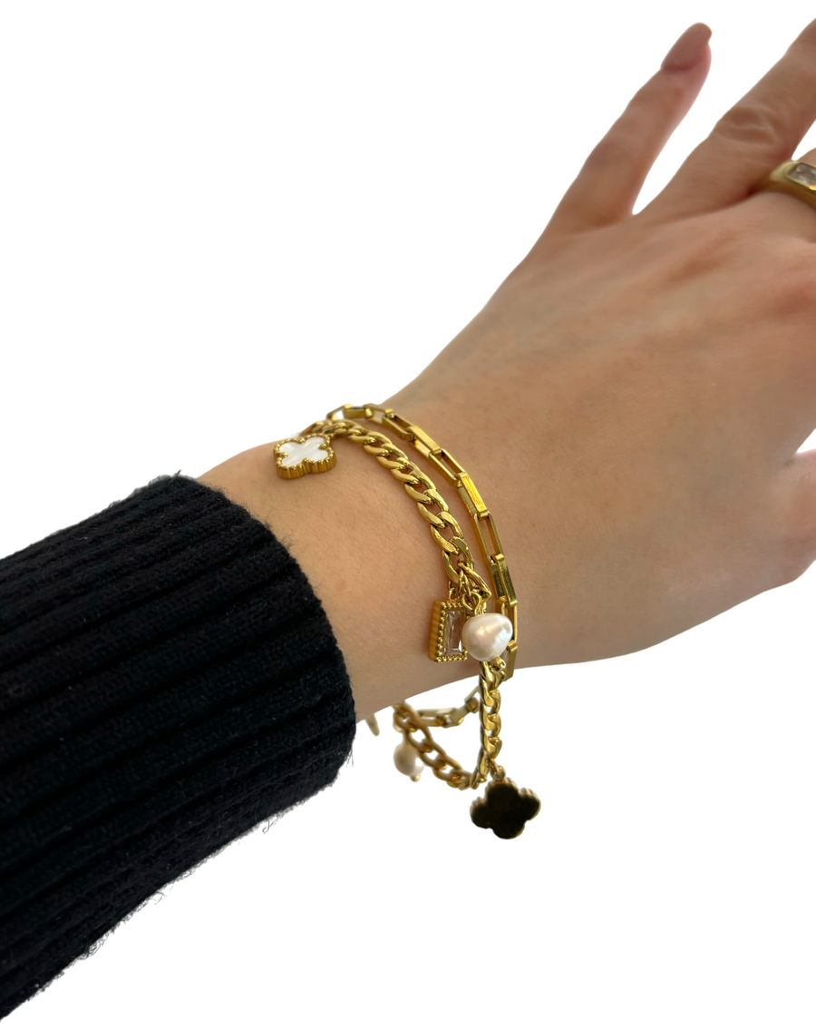 Le bracelet breloques or